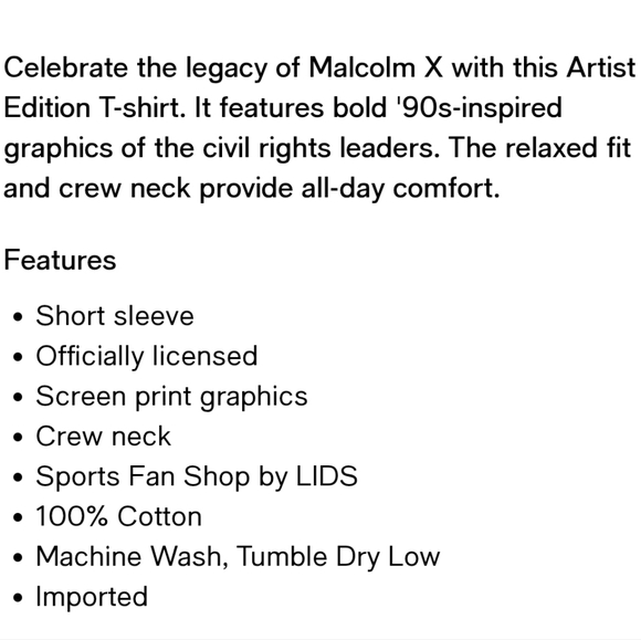 Men's Malcolm X White Graphic T-Shirt with Colorful Design - Picture 10 of 10